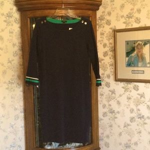 Talbots Navy Shift Dress